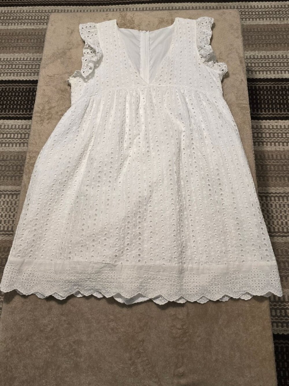Cap sleeve Bohemian snow white mini romper dress woman